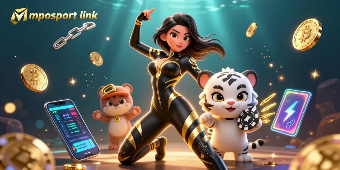 Experience the thrill of betting with mposport link featuring a vibrant 3D casino scene.