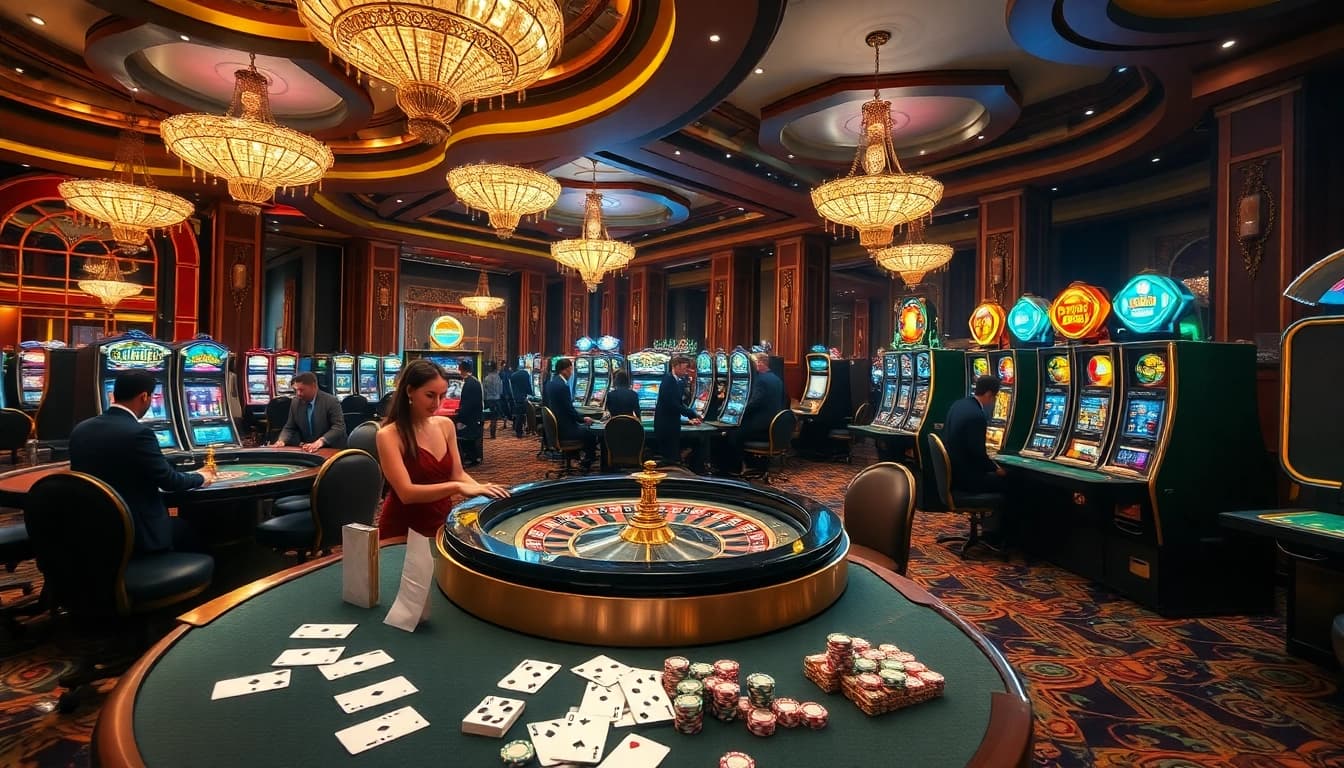 Enjoying a lively game at 68VIP casino with players at the roulette table.