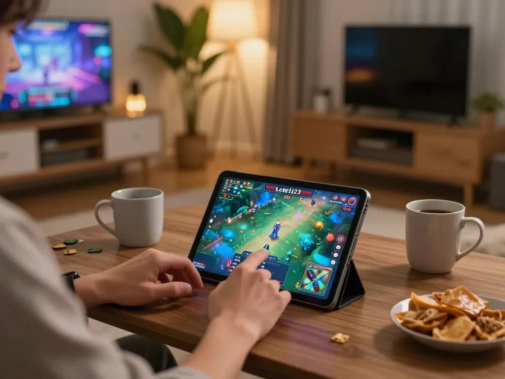 Leci123 gameplay on a tablet highlights the interactive online casino experience from home