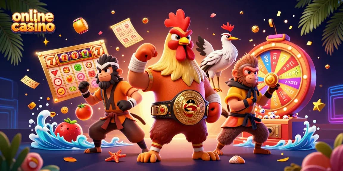 Engage with top online casino thrills featuring vibrant characters and dynamic gaming elements.