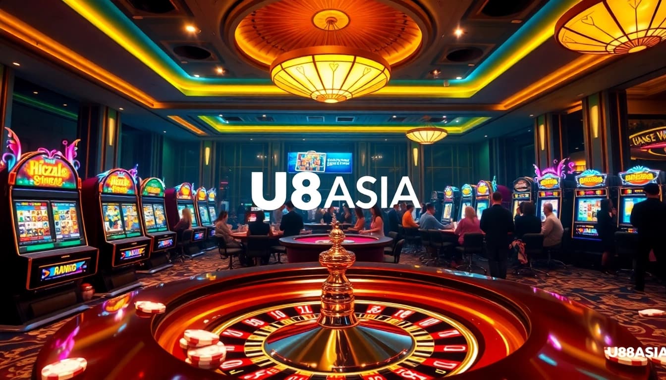 สัมผัสชัยชนะเร้าใจที่คาสิโนหรูของ U8ASIA พร้อมตู้สล็อตที่มีสีสันสดใส