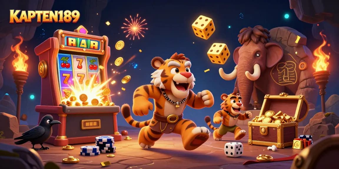 KAPTEN189 bermain slot online gacor dengan tema kasino yang berwarna-warni dan menghibur