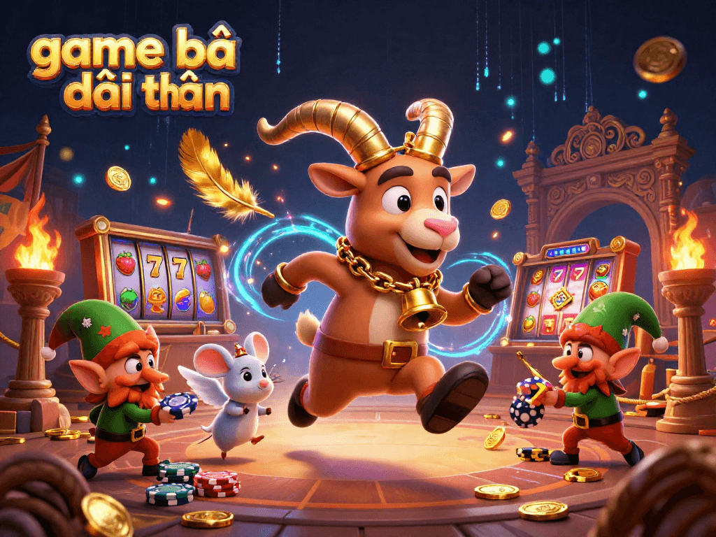 Experience excitement with game bài đổi thưởng as Krampus and friends manage a chaotic casino.