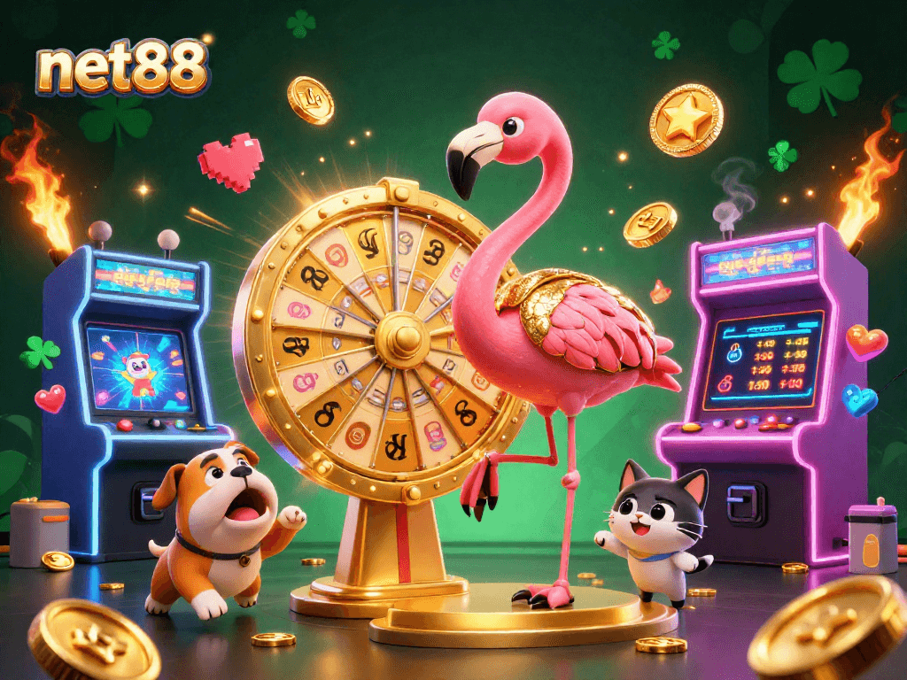 Spin the giant prize wheel with net88 for thrilling online casino excitement and colorful gaming elements.