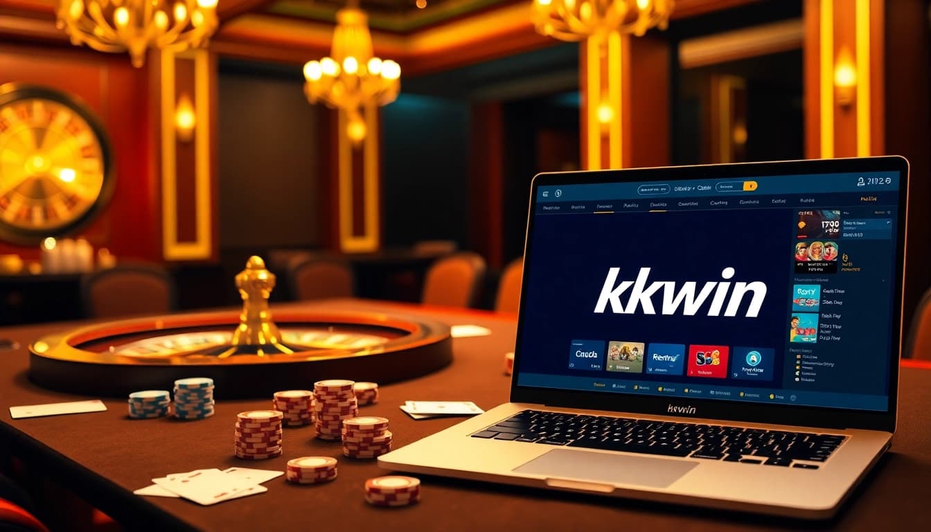 Experience thrilling gaming at kkwin with vibrant casino tables and elegant play.