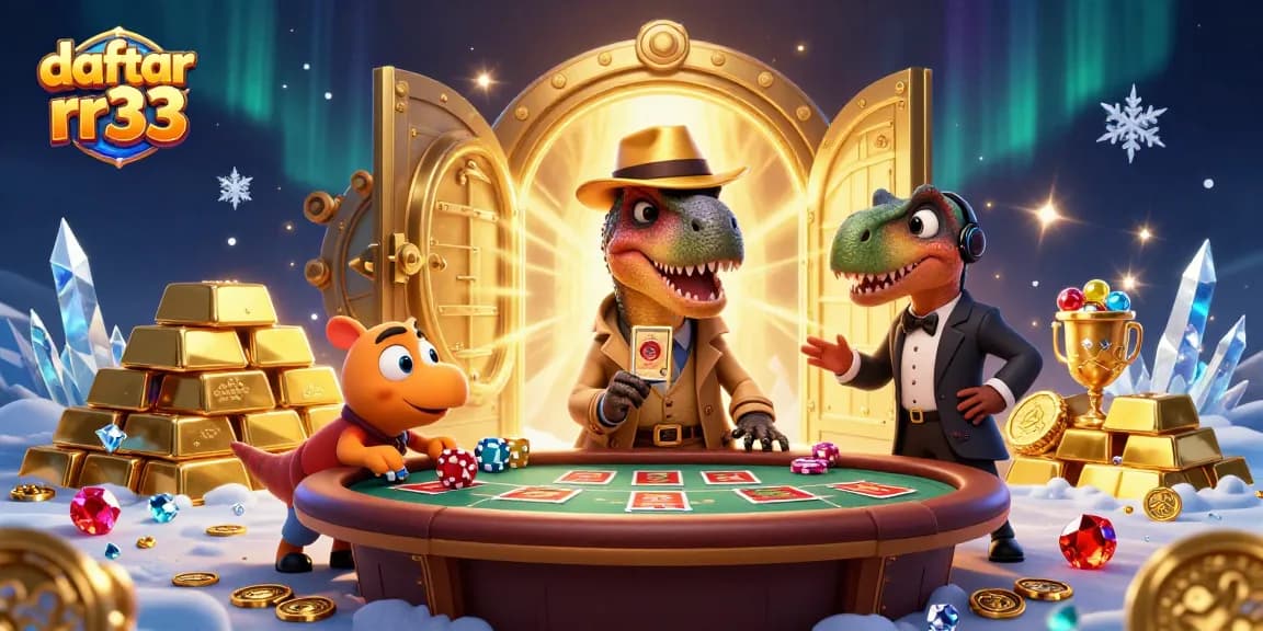 Experience daftar rr33 and enjoy dynamic gaming with thrilling characters and casino elements.