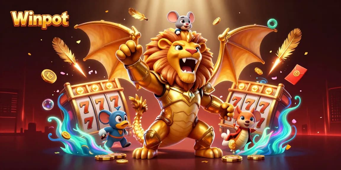 Winpot offers thrilling casino action with jackpots, vibrant colors, and exciting game elements.