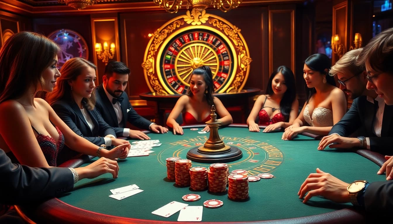 Engage in thrilling poker games while exploring exciting porn games with elegant themes.