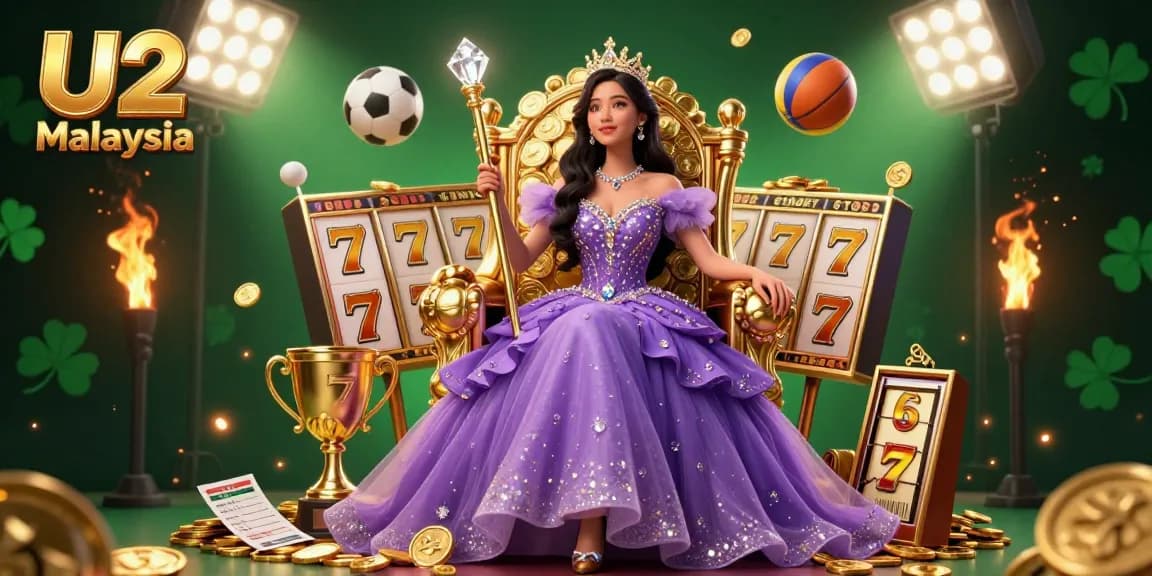 Experience the excitement of U2 Malaysia with stunning 3D casino slots and rich visual elements.