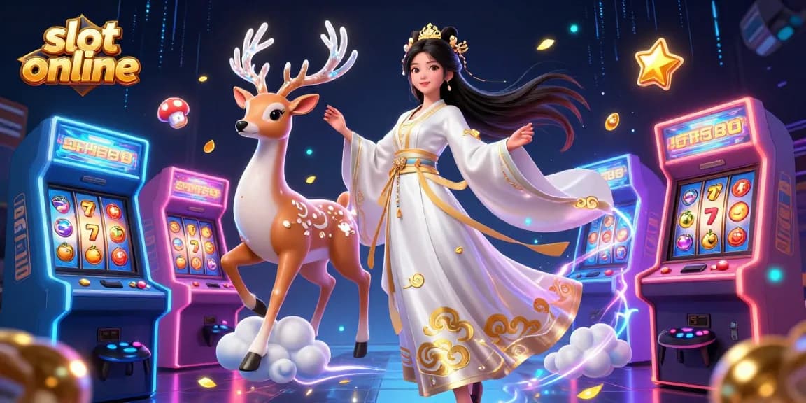 Rasakan aksi slot online dengan visual yang hidup menampilkan suasana kasino yang bercahaya.