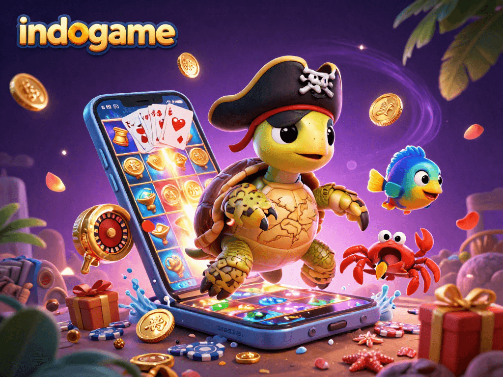 Spin to win at IndoGame with lively characters and exciting casino elements!