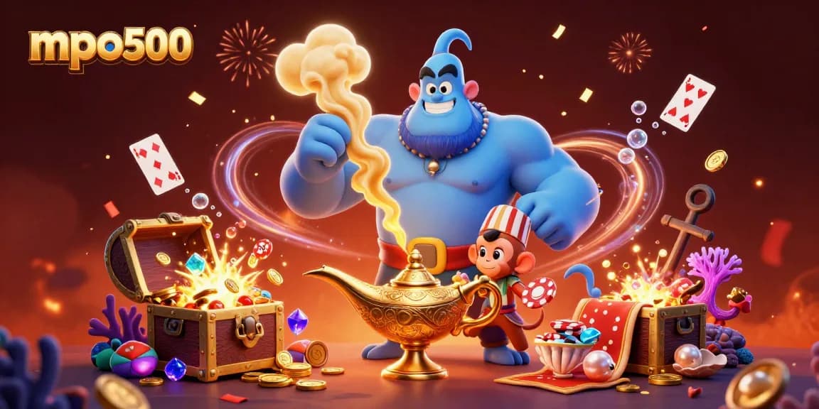 Experience mpo500's vibrant gaming world with magical characters and casino action.