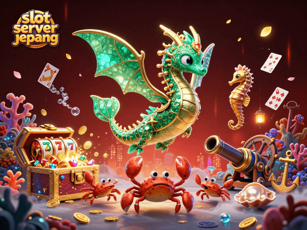 Engage with the slot server jepang in an immersive undersea adventure celebrating jackpots and casino excitement.