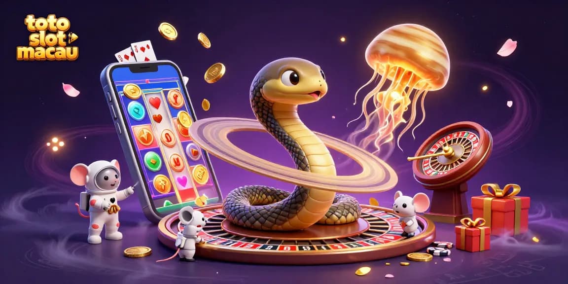 Spin to win at toto slot macau with thrilling 3D gaming elements and vibrant cosmic characters.