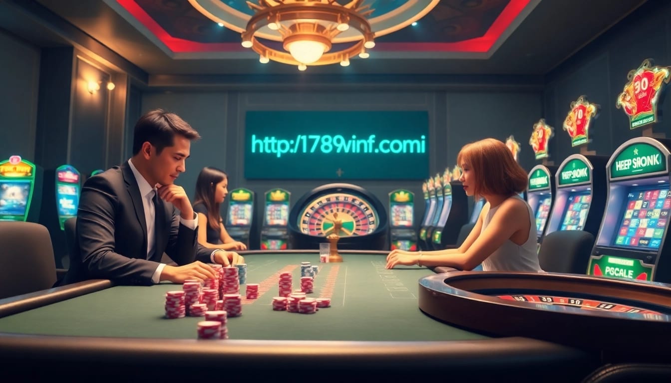Experience the thrill of casino gaming at http://789winf.com/ with vibrant slot machines and high-stakes poker.