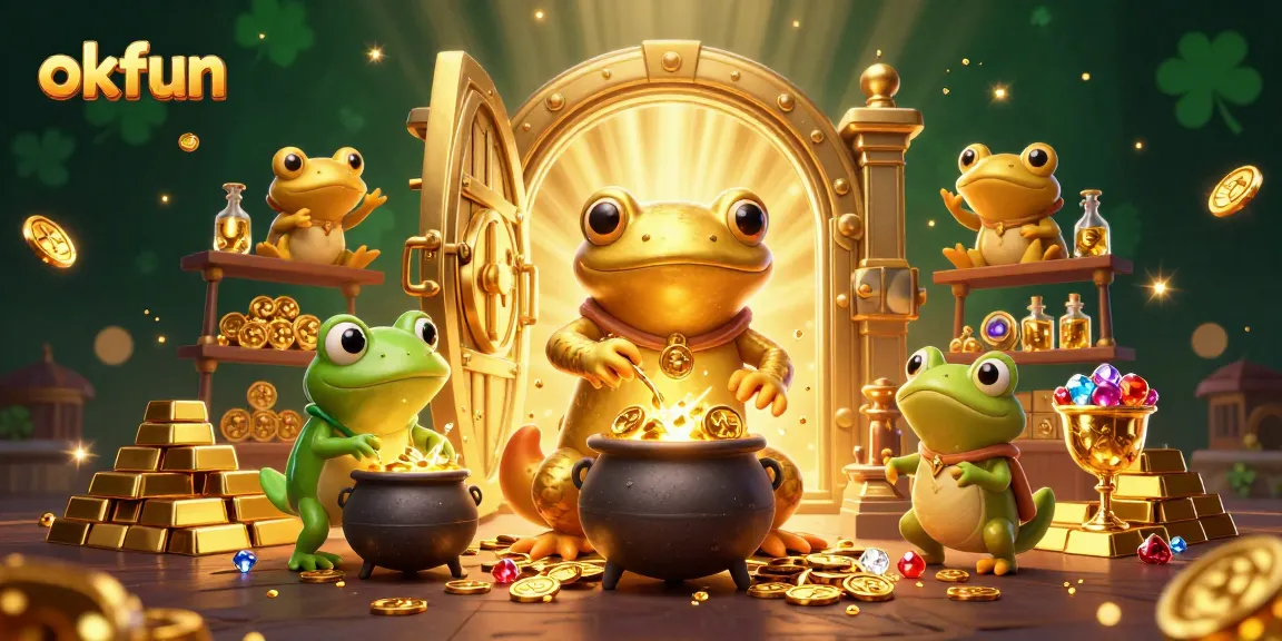 Engage with the fantastic world of okfun as golden treasures emerge from a mystical alchemist's laboratory.