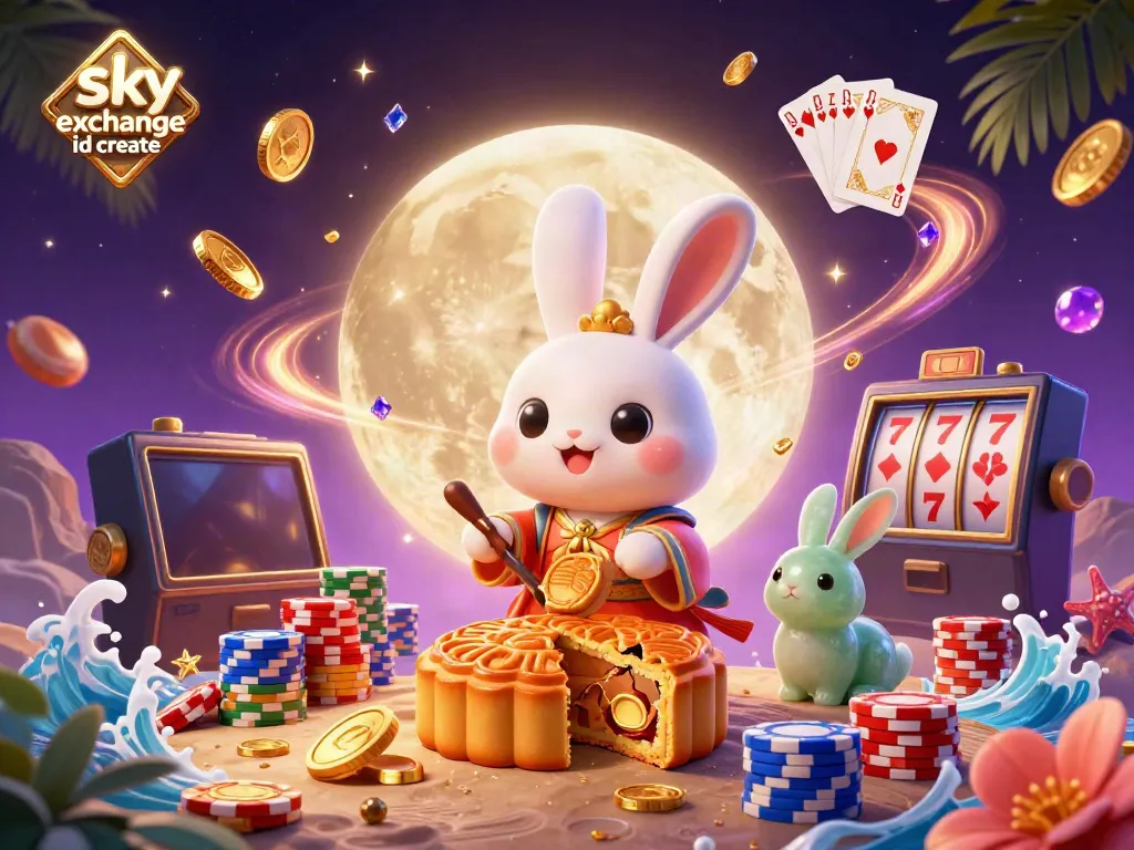 Activate your gaming journey with sky exchange id create, featuring lively casino elements and characters.