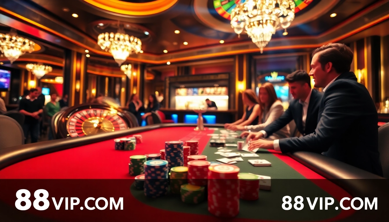 Join the excitement at 68VIP.COM with vibrant poker gameplay and a luxurious casino atmosphere.