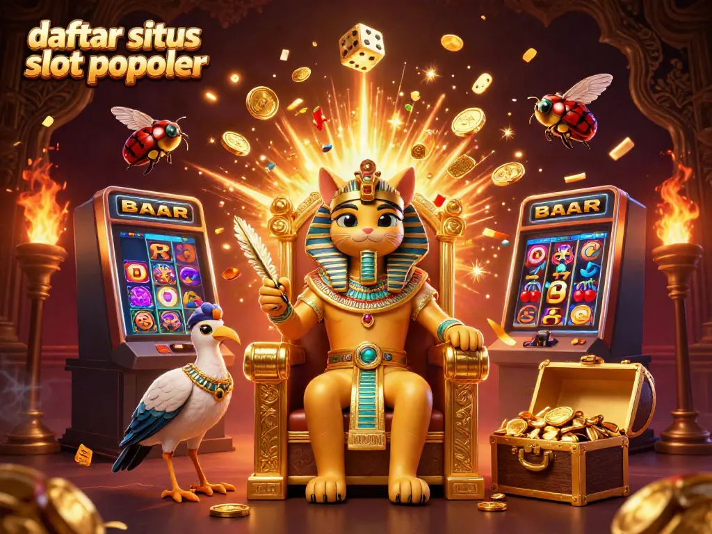 Menangkan jackpot di daftar situs slot populer dengan simbol keberuntungan dan karakter menarik.