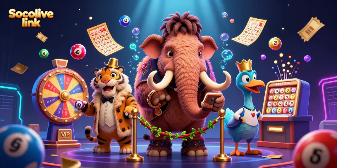 Discover the Socolive link for live sports betting on an exciting casino-themed illustration.