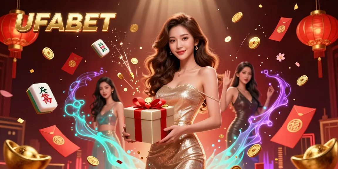 Join the exciting UFABET online casino experience with vibrant visuals and festive themes.