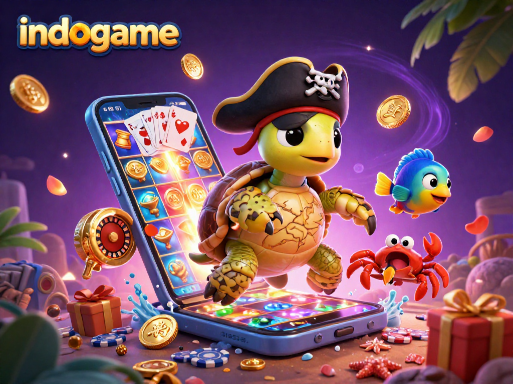 Spin to win at IndoGame with lively characters and exciting casino elements!