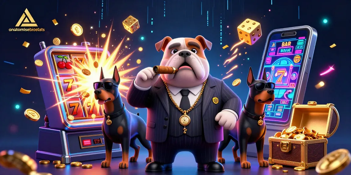 Engage with anatomisebiostats while playing intense casino games featuring a 3D mafia bulldog and action-packed elements.