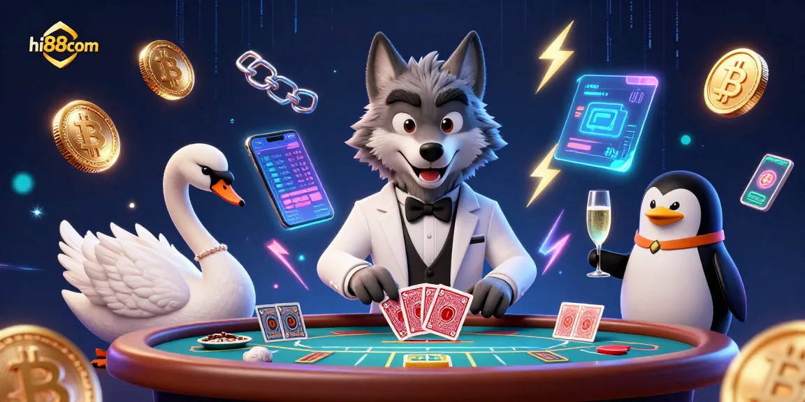 Engage with exciting games at hi88com, featuring Baccarat, Bitcoin coins, and captivating characters.