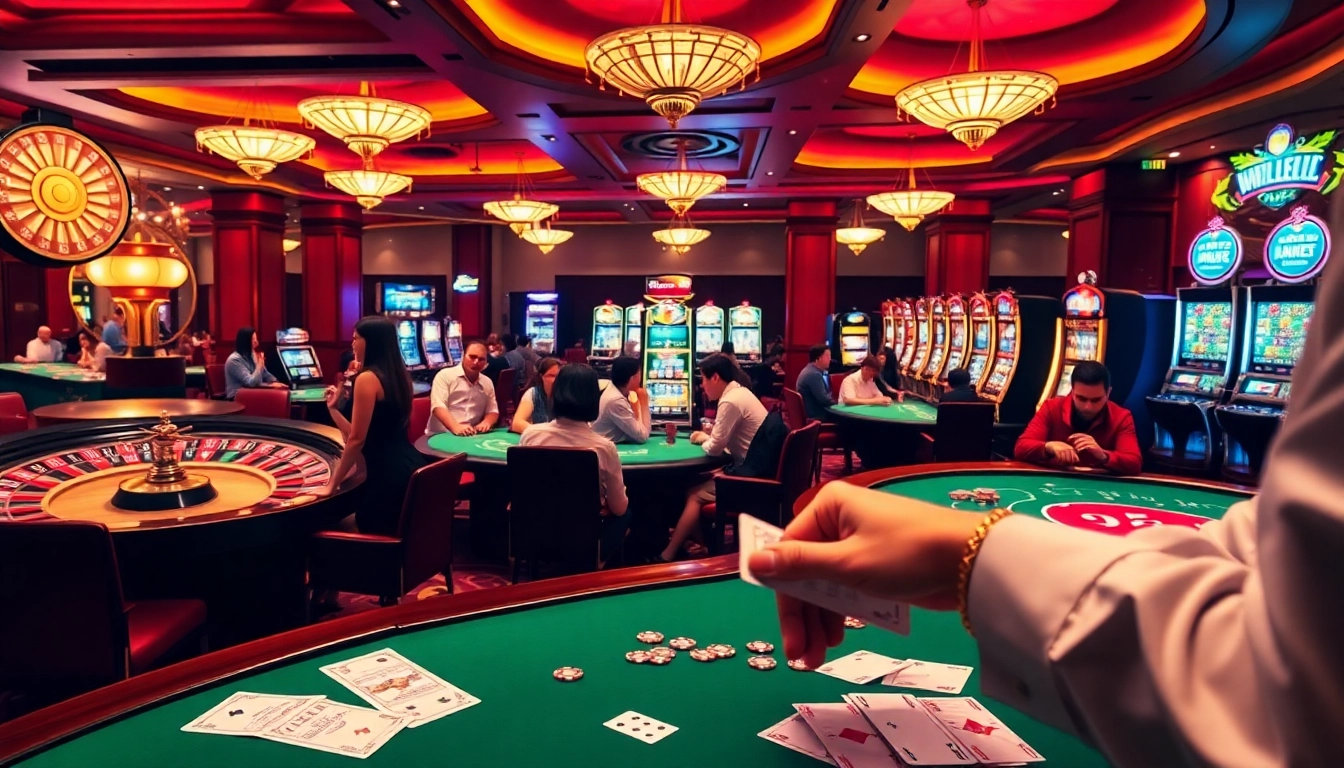 Enjoying thrilling games at https://789win.associates/ with vibrant casino atmosphere and engaging players.