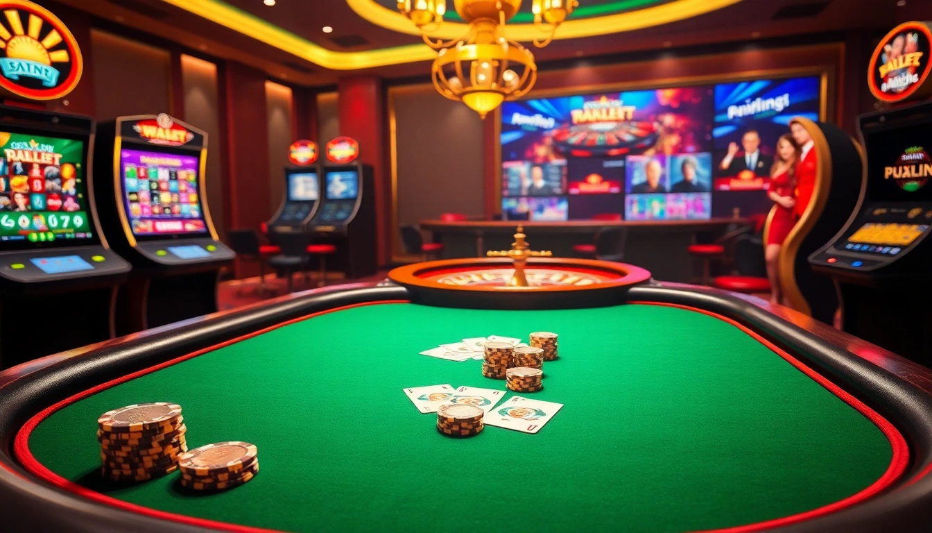 Experience luxury gaming at mmoo giải trí online with exciting poker tables, vibrant slot machines, and roulette.
